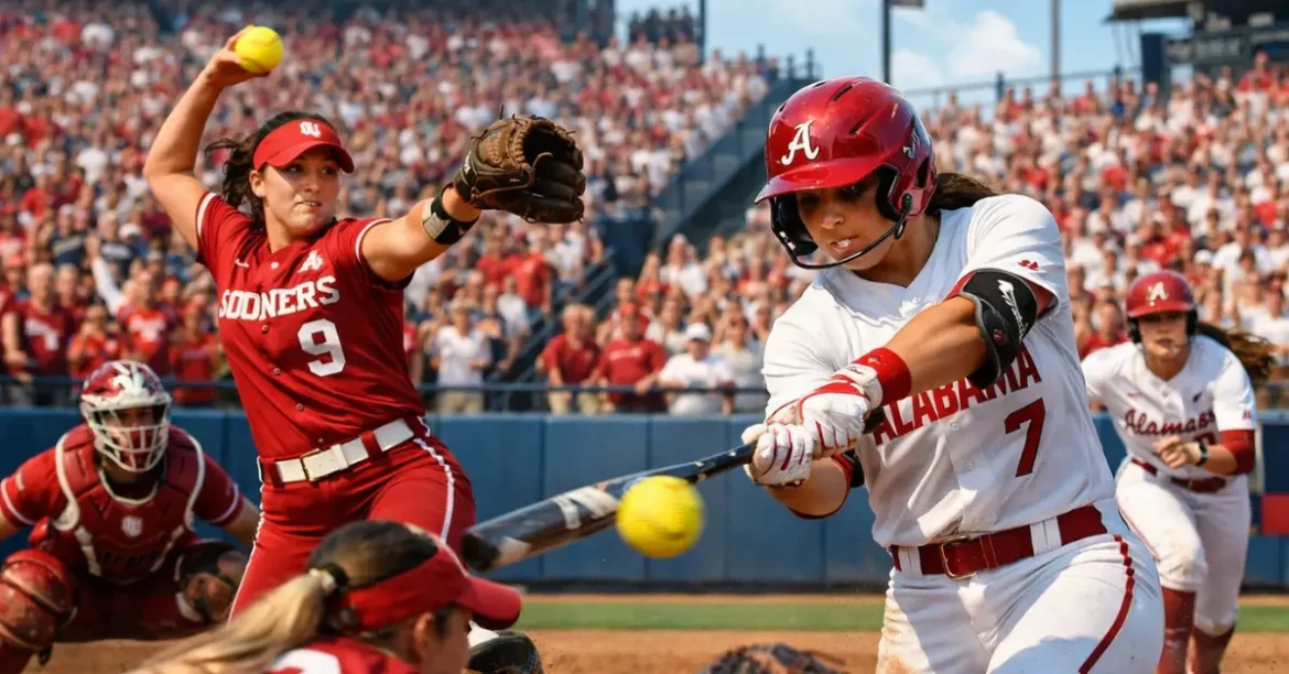 oklahoma softball vs alabama softball