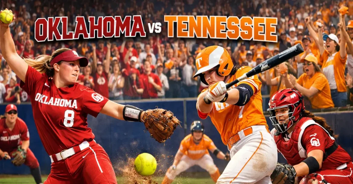 oklahoma softball vs tennessee softball