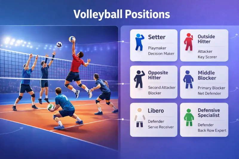 what are volleyball positions